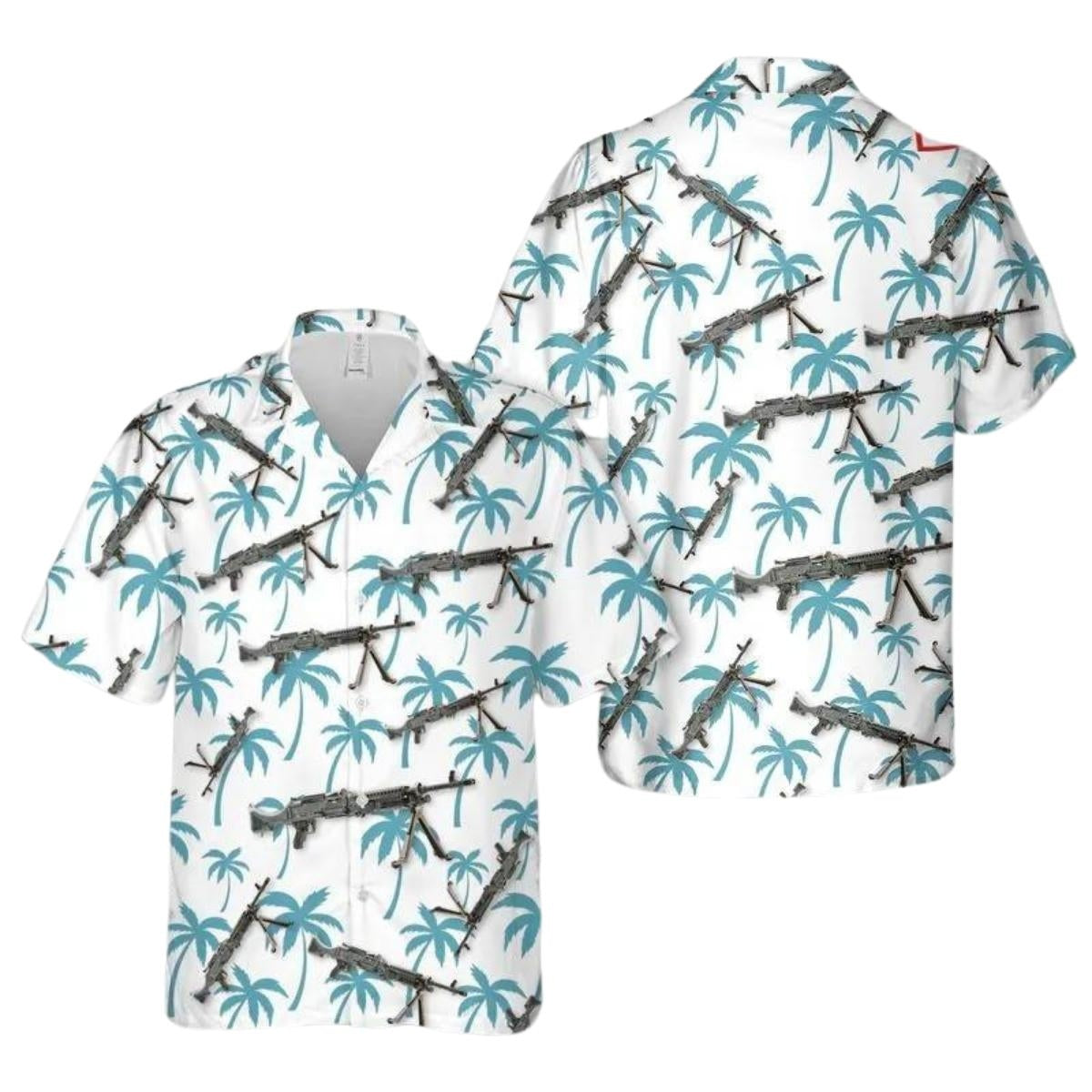 M240b Machine Gun Hawaiian Shirt