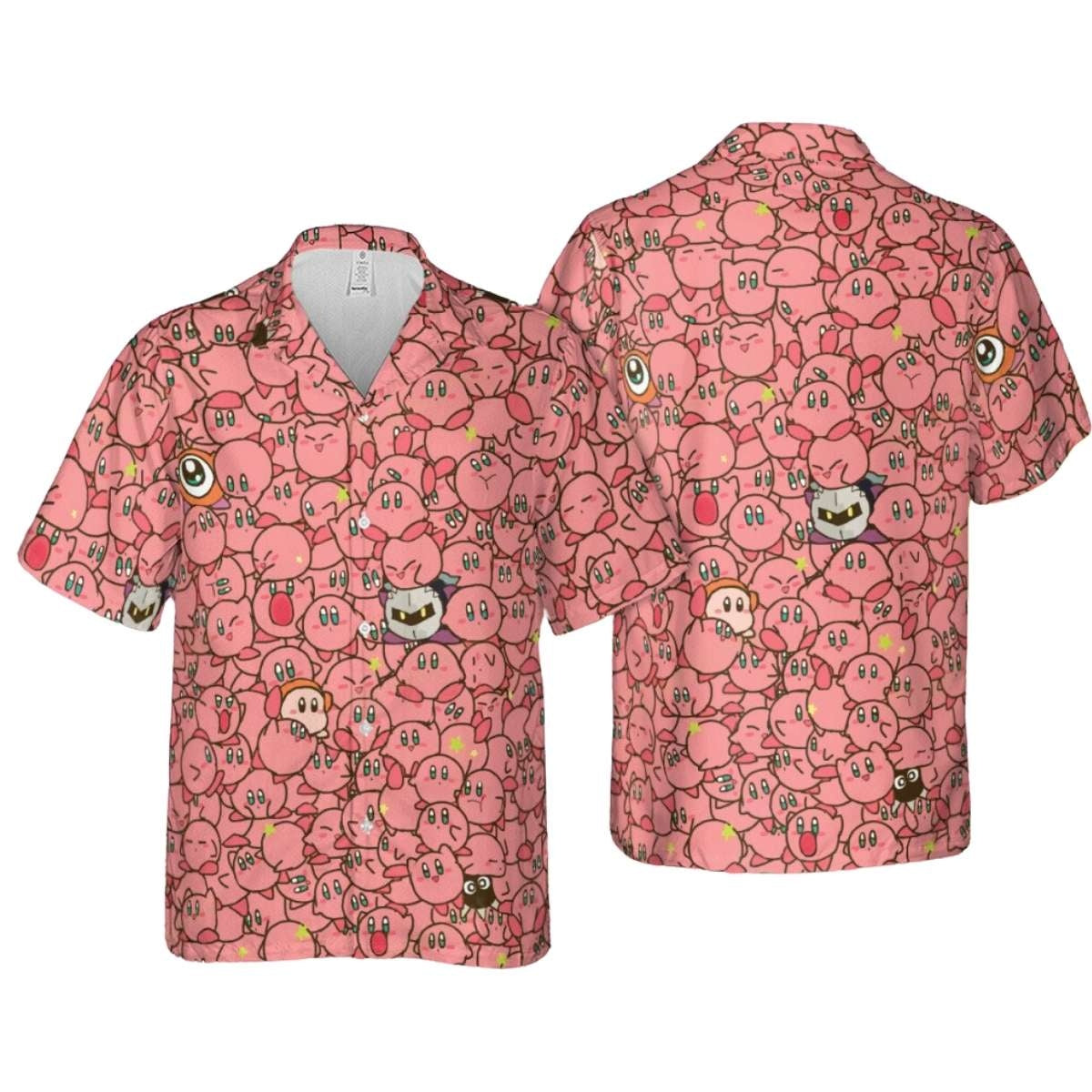 Meta Knight Kirby’s Characters Hawaiian Shirt