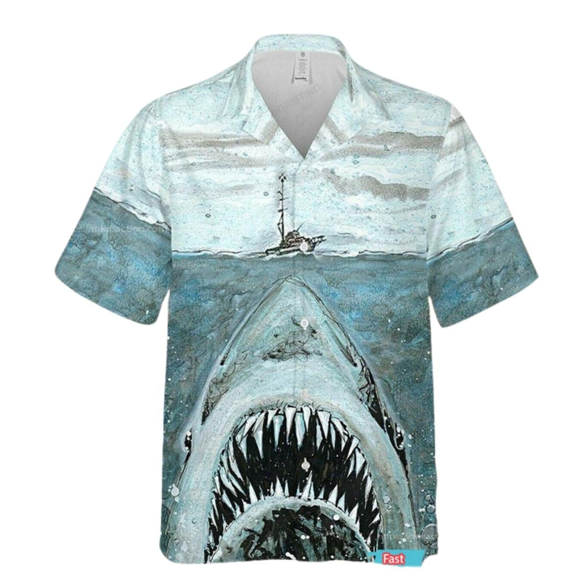 Sharks Jaws Hawaiian Shirt