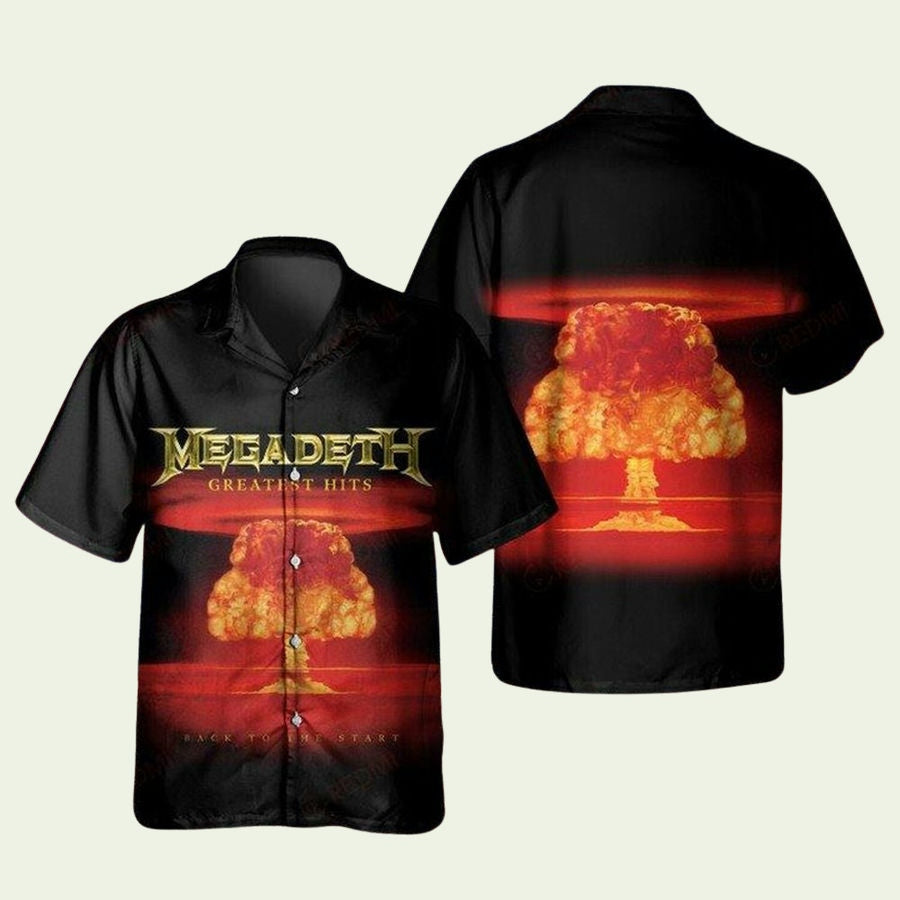 Megadeth Hawaiian Shirt, Back To The Start