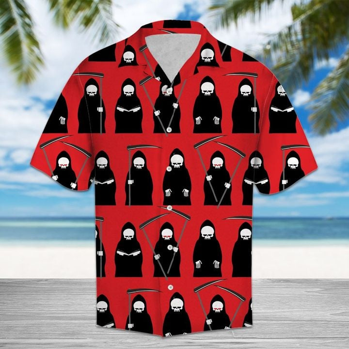 Amazing Grim Reaper Hawaiian Shirt