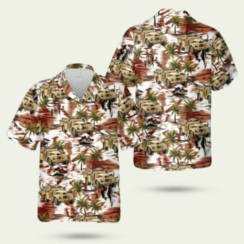 British Lrdg Truck Hawaiian Shirt