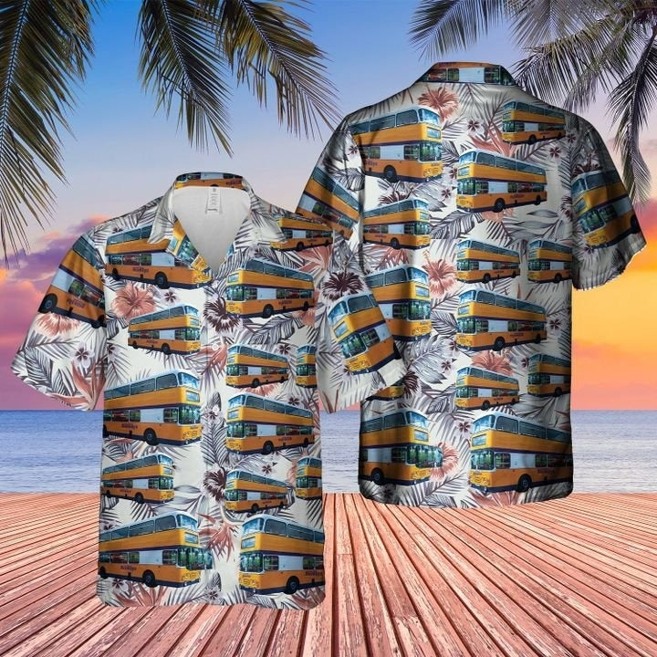 Uk Doubledecker Bus Leyland Atlantean Hawaiian Shirt