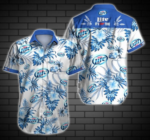 Miller Lite Hawaiian Shirt
