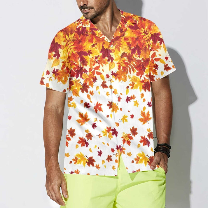 Autumn Leaves Thanksgiving Hawaiian Shirt