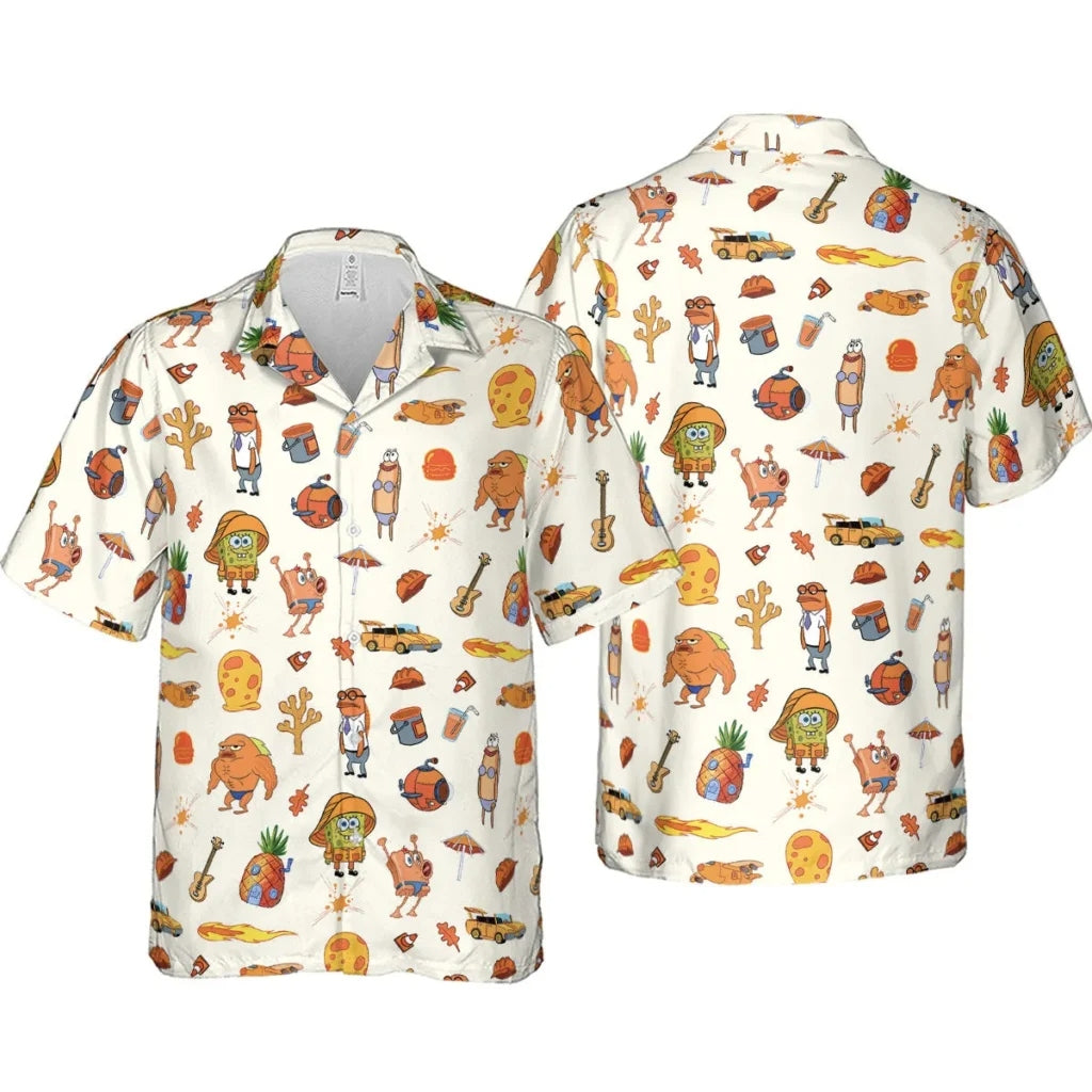 Oceanic Outfits SpongeBob SquarePants Hawaiian Shirt