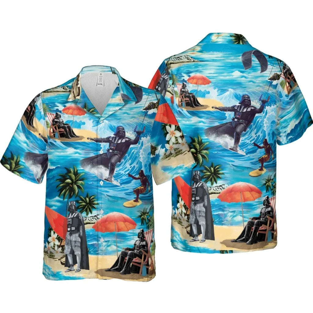 Darth Vader Surfing Star Wars Hawaiian Shirt