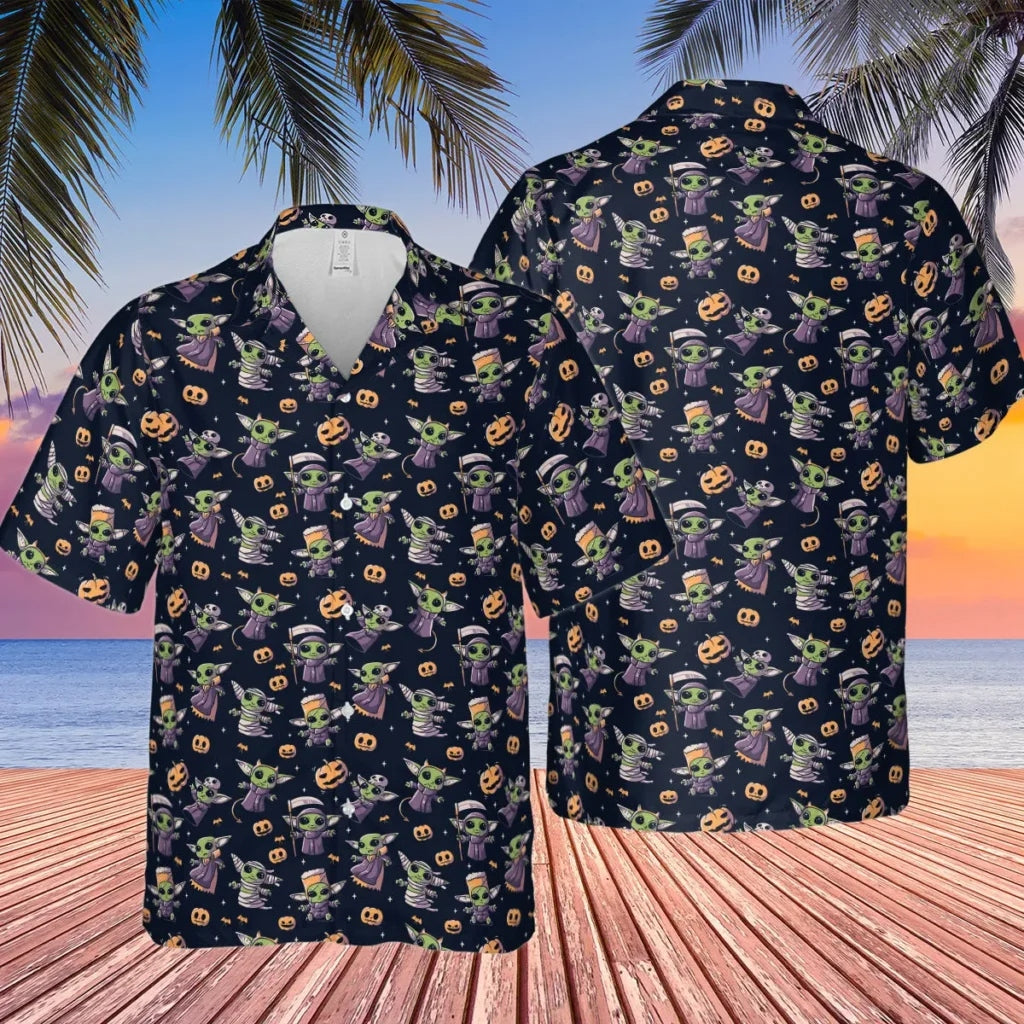 Cute Baby Yoda Star Wars Hawaiian Shirt