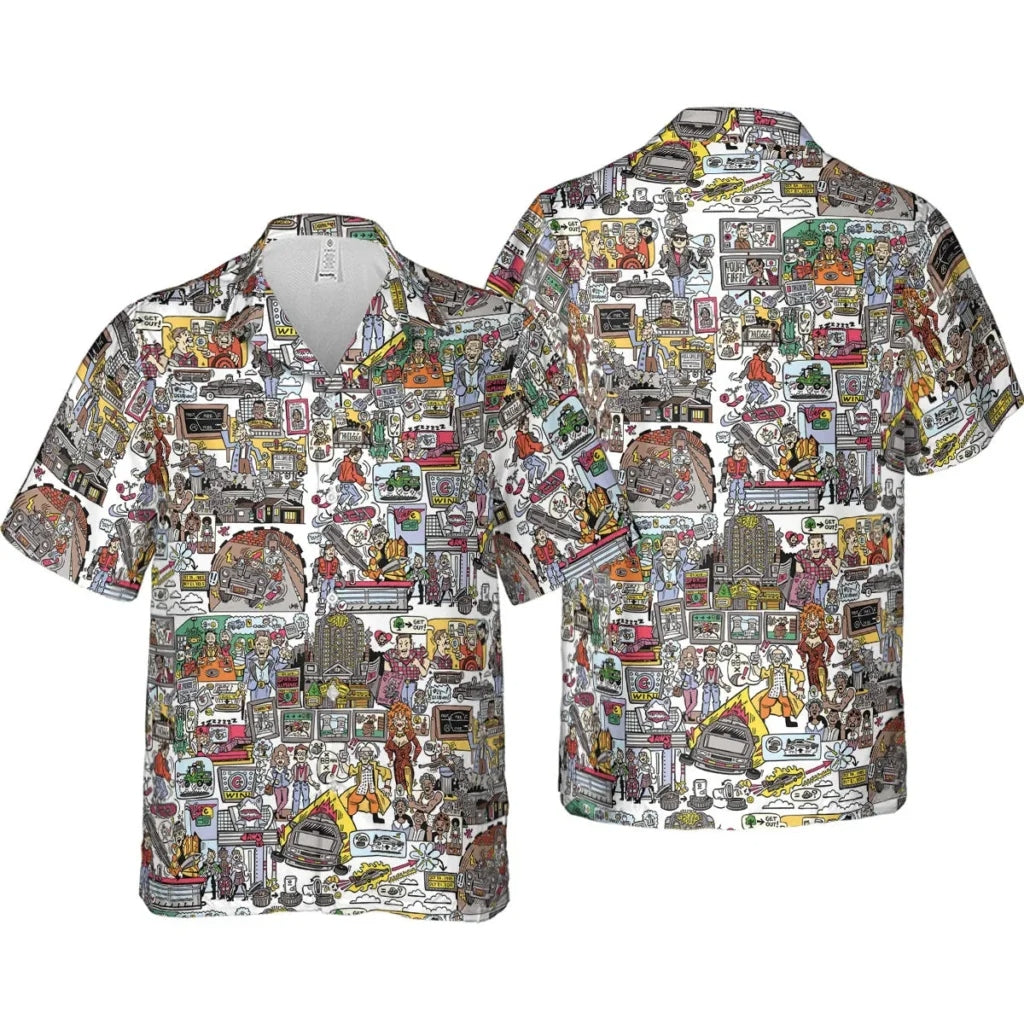 Back To Style Back To The Future Hawaiian Shirt