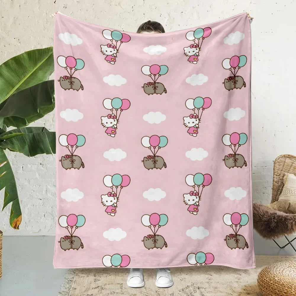 Hello Kitty Pattern Blanket