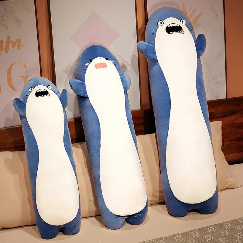 Cute Long Shark Plush Pillow