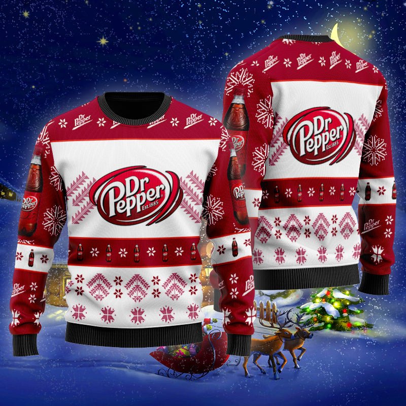 Dr Pepper Xmas Ugly Christmas Sweater