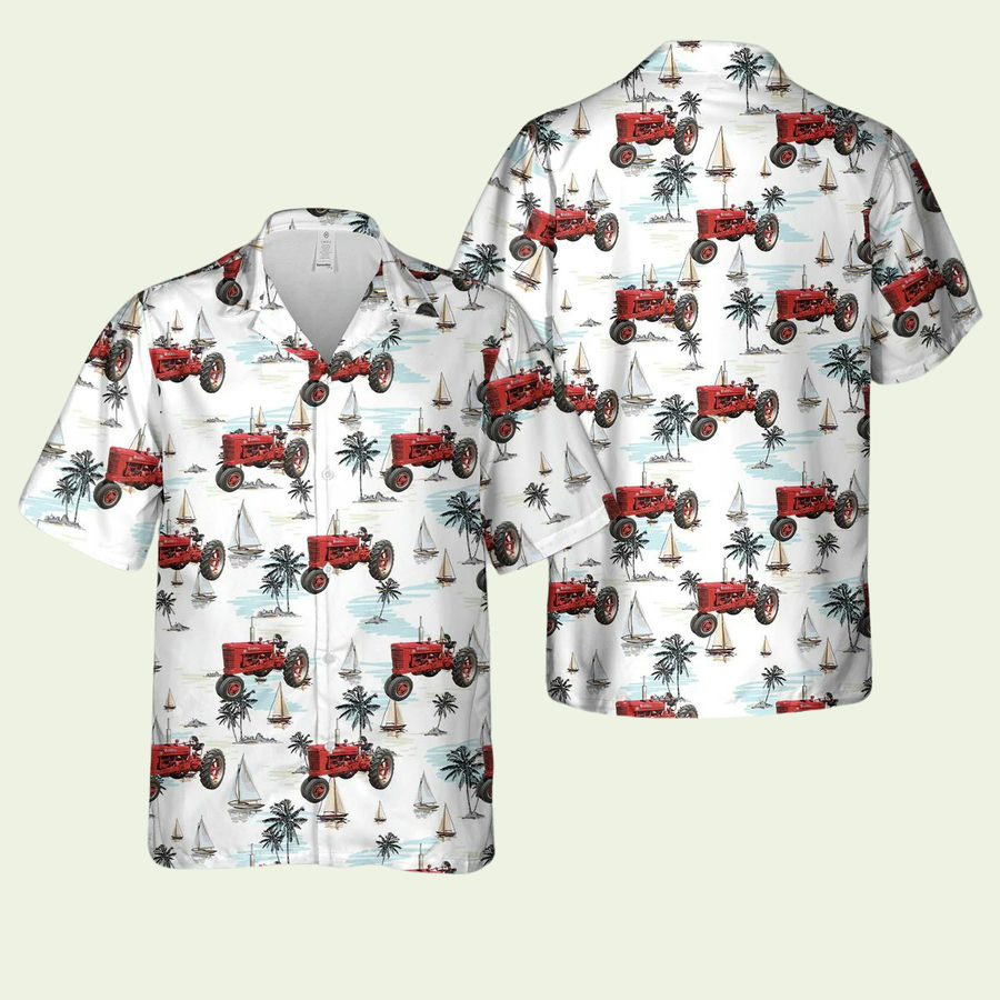 1947 Farmall Tractor Hawaiian Shirt