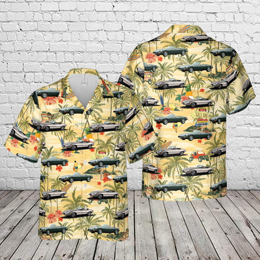 1960s Jaguar E-Type Hawaiian Shirt