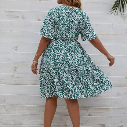 Summer Casual Plus Size Midi Dresses