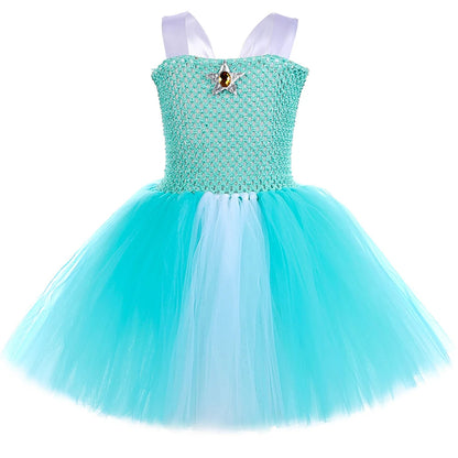 Mint Green Princess Rosalina Costume Tutu Dress for Kid