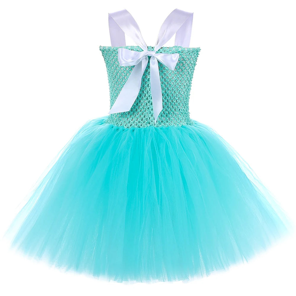 Mint Green Princess Rosalina Costume Tutu Dress for Kid