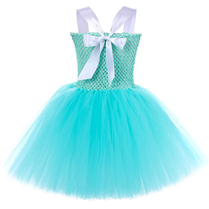 Mint Green Princess Rosalina Costume Tutu Dress for Kid