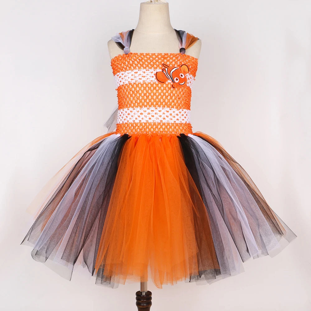 Clownfish Nemo Tutu Dress for Baby Kid Girl