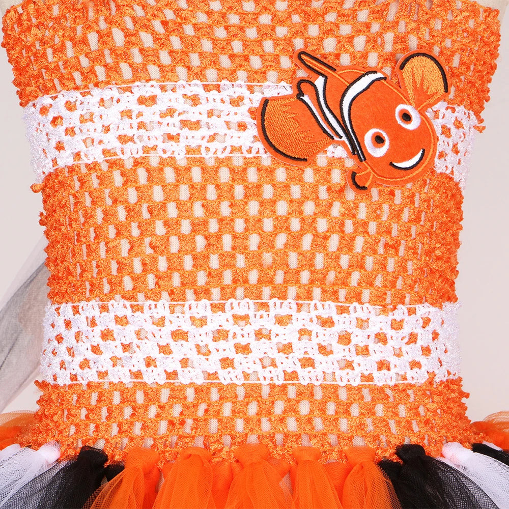 Clownfish Nemo Tutu Dress for Baby Kid Girl