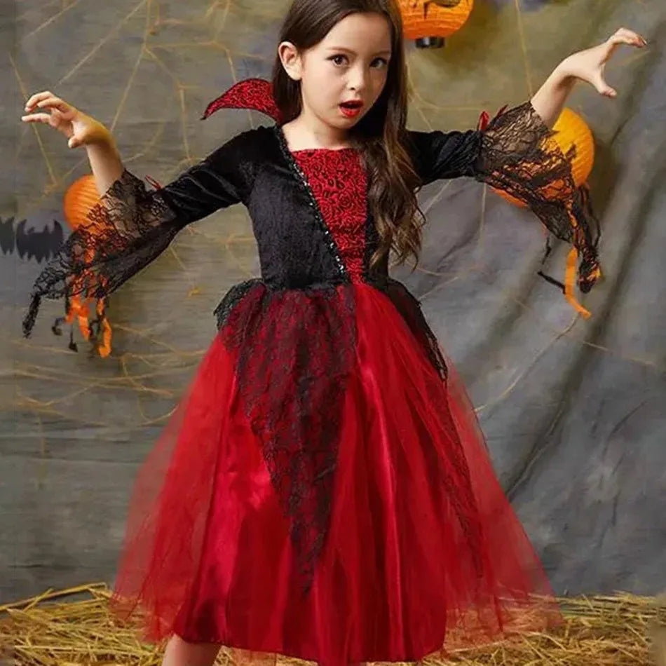 Vampire Halloween Dress For Kid