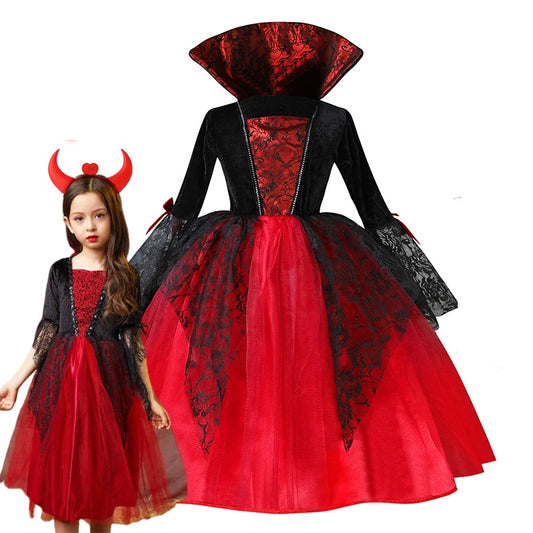 Vampire Halloween Dress For Kid