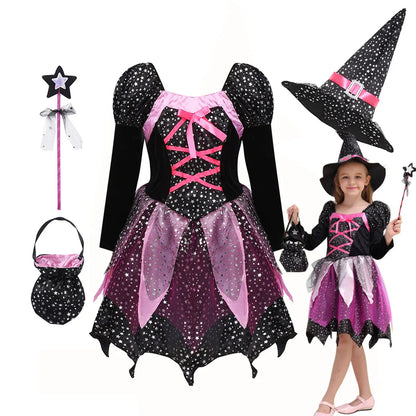 Witch Kid Dress with Full Accessories