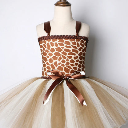 Cute Giraffe Tutu Dress for Baby Kid Girl