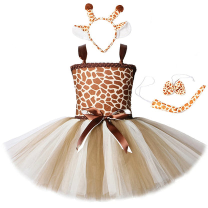 Cute Giraffe Tutu Dress for Baby Kid Girl