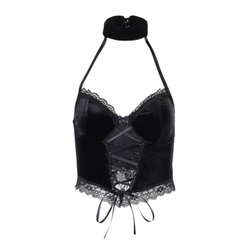 Halloween Gothic Crop Top 90Y-110