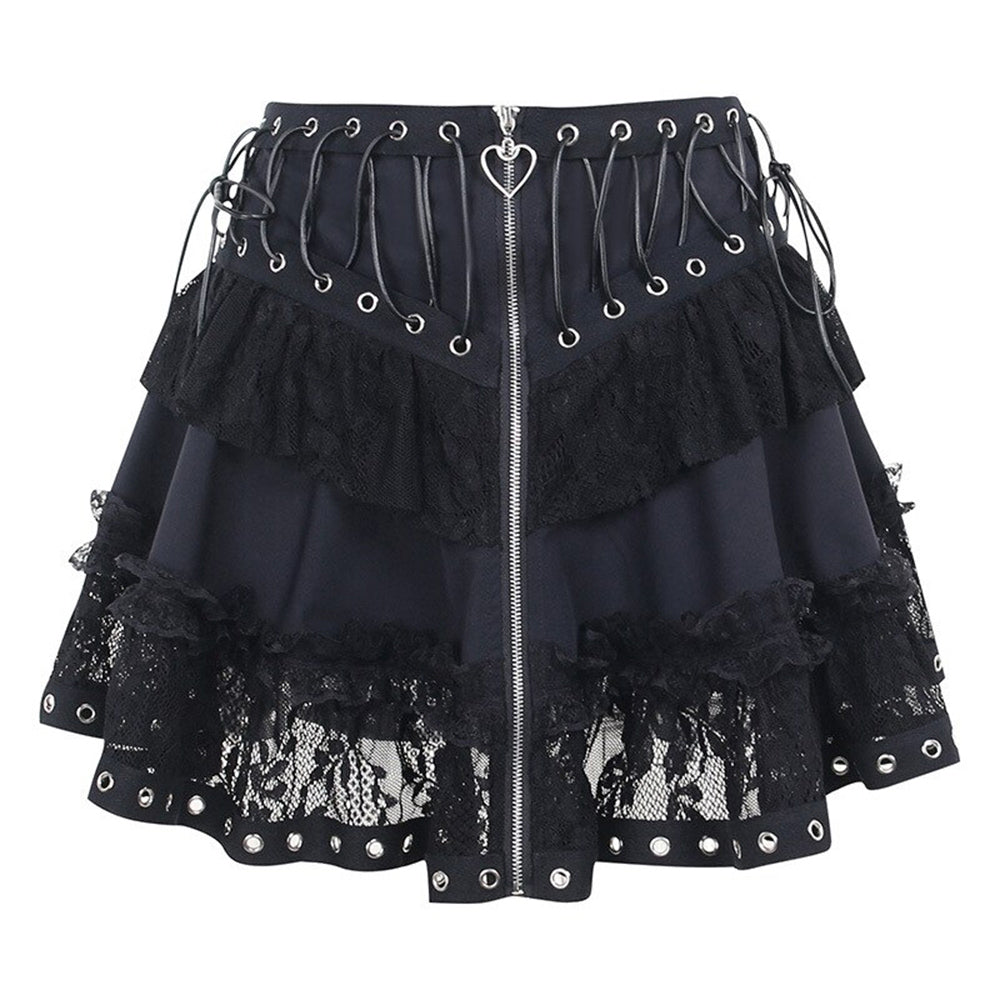 Halloween Gothic Mini Skirt 90Y-132