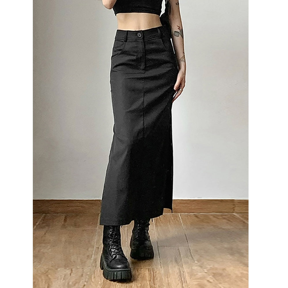 Halloween Gothic Long Skirt 90Y-135