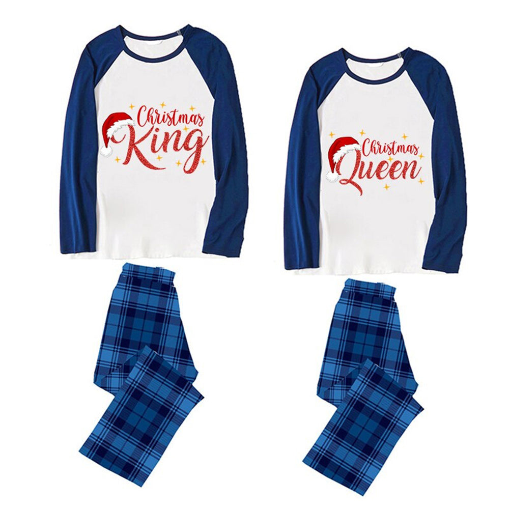 Christmas King and Queen Couple Pajamas 90Y-157