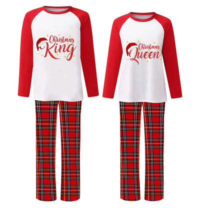 Christmas King and Queen Couple Pajamas 90Y-157