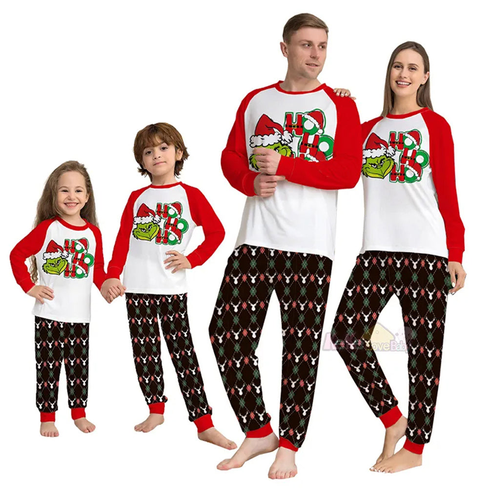 Grinch Matching Christmas Pajamas for Family 90Y-170