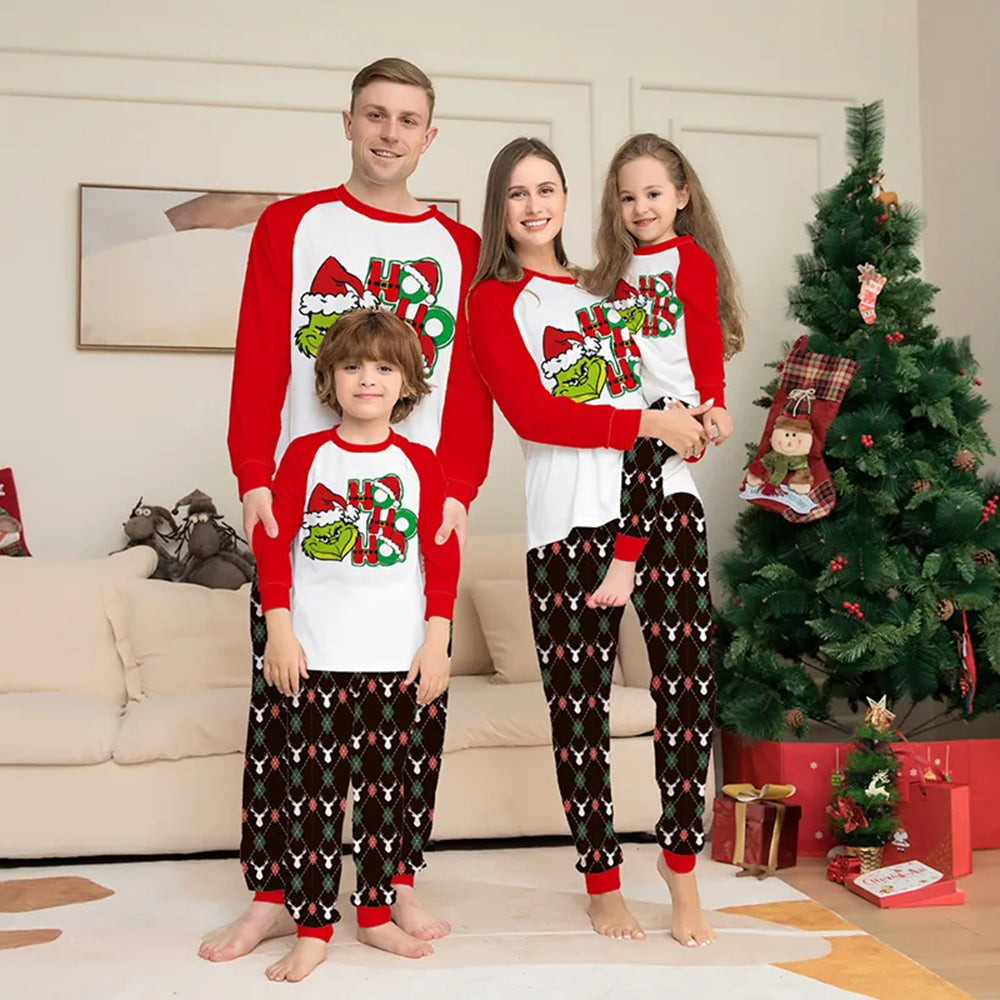 Grinch Matching Christmas Pajamas for Family 90Y-170