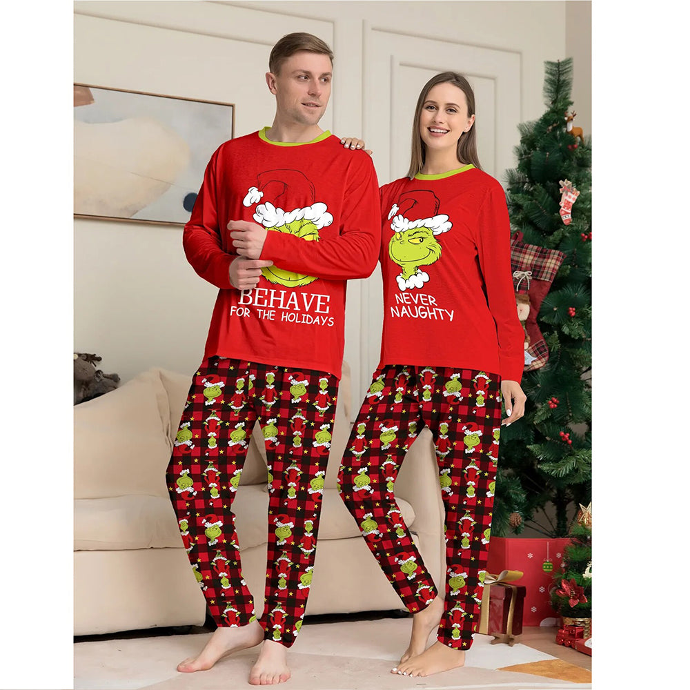 Xmas Holiday Grinch Family Pajamas 90Y-186