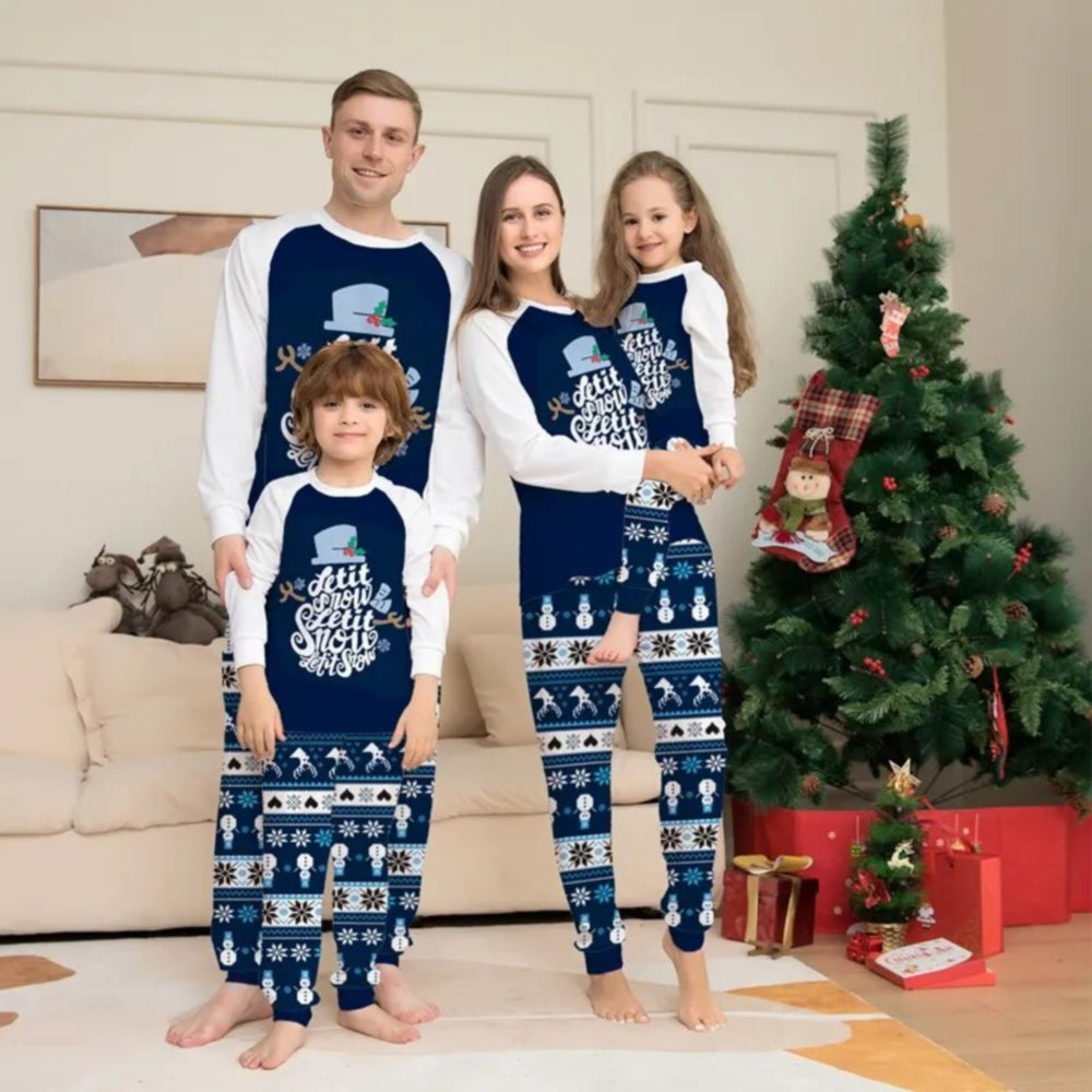 Let Is Snow Matching Christmas Pajamas 90Y-188