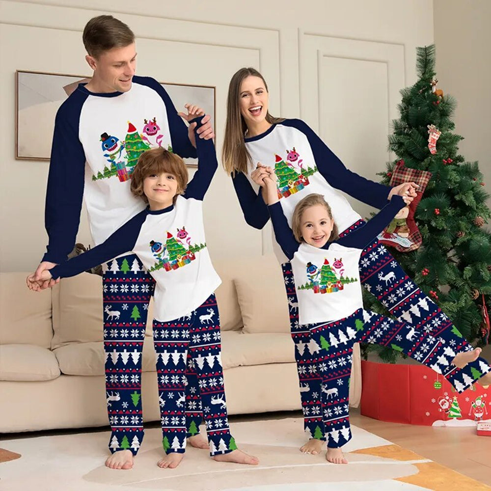 Baby shark family christmas pajamas sale