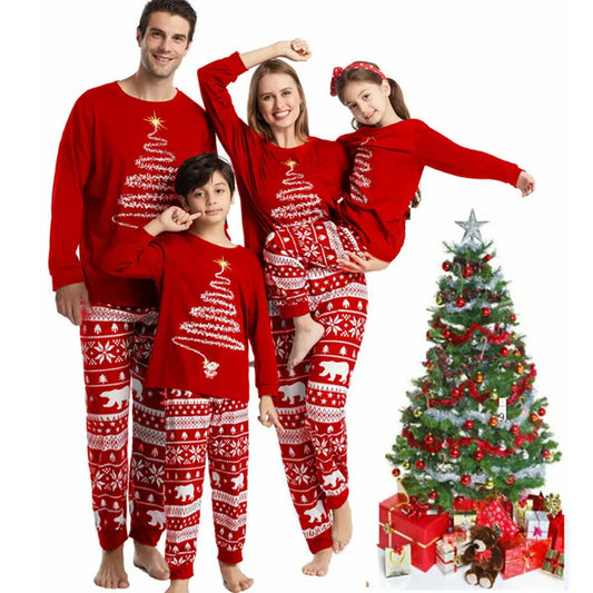 Christmas Tree Matching Pajamas For Family 90Y-190