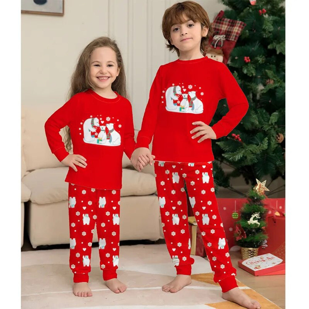 Polar Bear Christmas Family Pyjamas 90Y-193