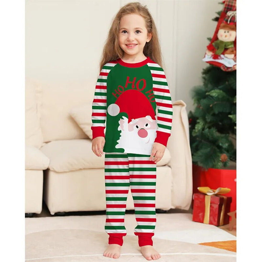 Green Candy Cane Xmas Family Pajamas 90Y-194