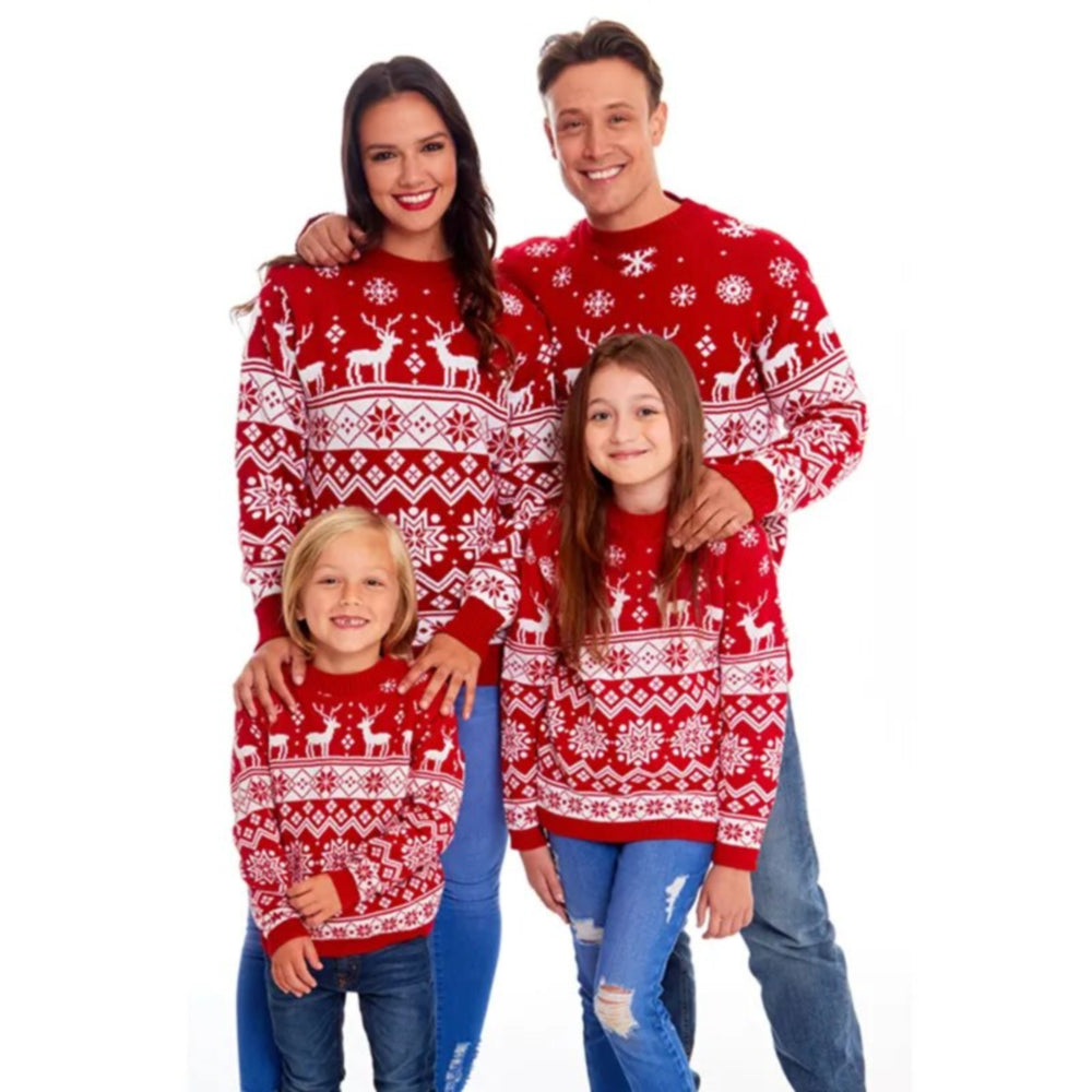 Reindeer Matching Family Xmas Sweaters 90Y-203