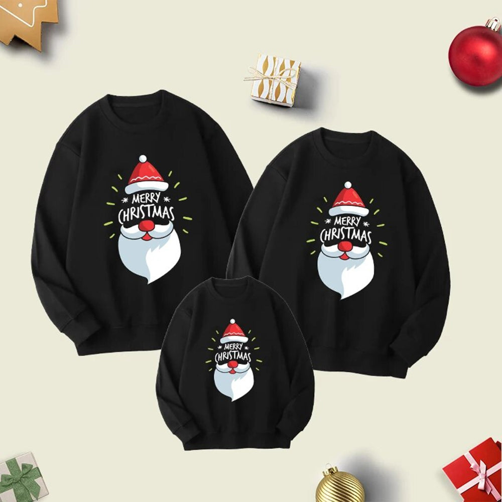 Santa Claus Merry Xmas Family Sweatshirts 90Y-209