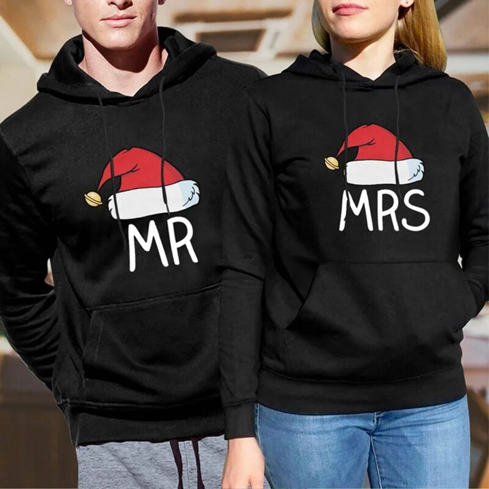 Santa Mr Mrs Christmas Couple Hoodies 90Y-217