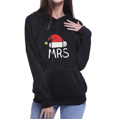 Santa Mr Mrs Christmas Couple Hoodies 90Y-217