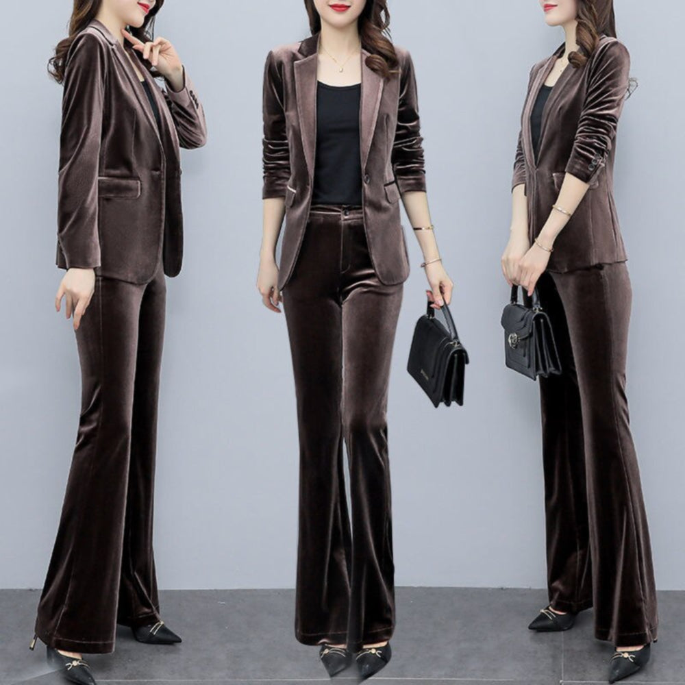 Velvet Pant Suit 90Y-64