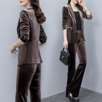 Velvet Pant Suit 90Y-64