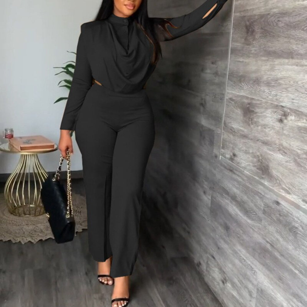 Plus Size Pant Suit 90Y-72 black