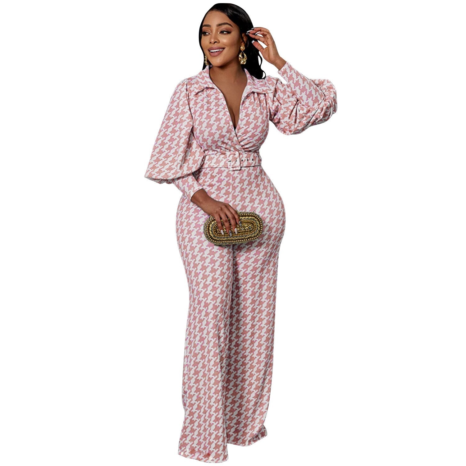 Plus Size Pant Suit 90Y-75 PINK